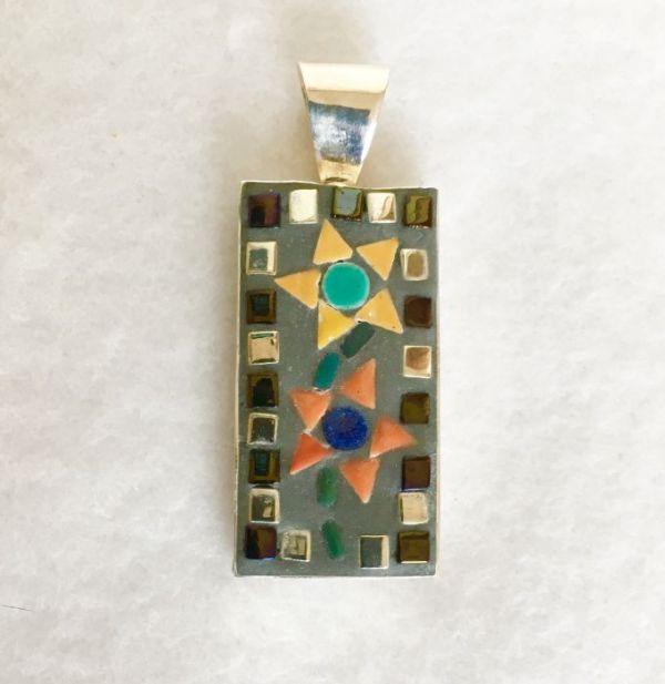 Flora in Mosaic Jewelry at Windy Sea Designs
